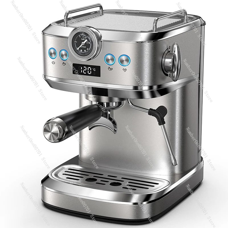 Italian coffee machine household small 20Bar concentrated 2024 retro semi-automatic steam milk foam integrated