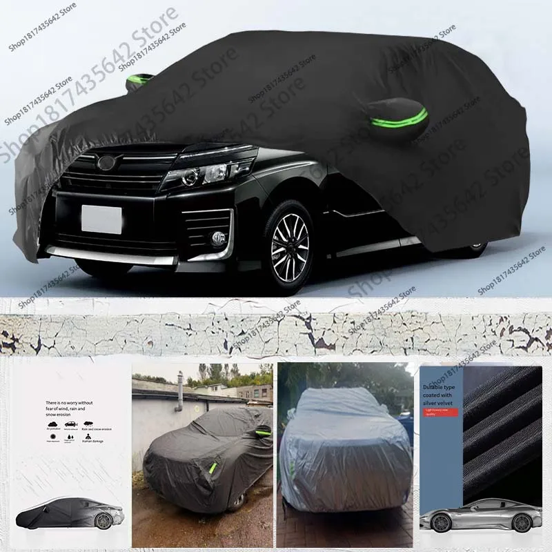 

Защитные чехлы для автомобиля Toyota Voxy, полный автомобильный чехол для автомобиля на все погоды, водонепроницаемый, ветрозащитный, защита от солнца