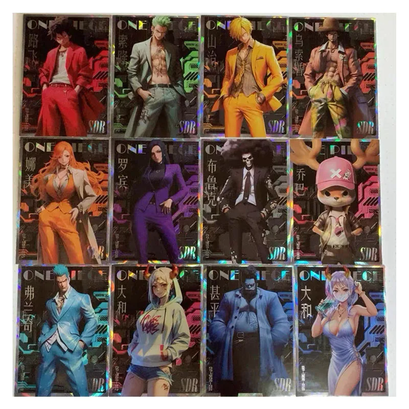 Bakaka Anime Een Stuk GR MSR DTF JR Set Kaarten Hancock Nami Yamato Collectie Kaarten Kerst Verjaardagscadeautjes Kinderspeelgoed