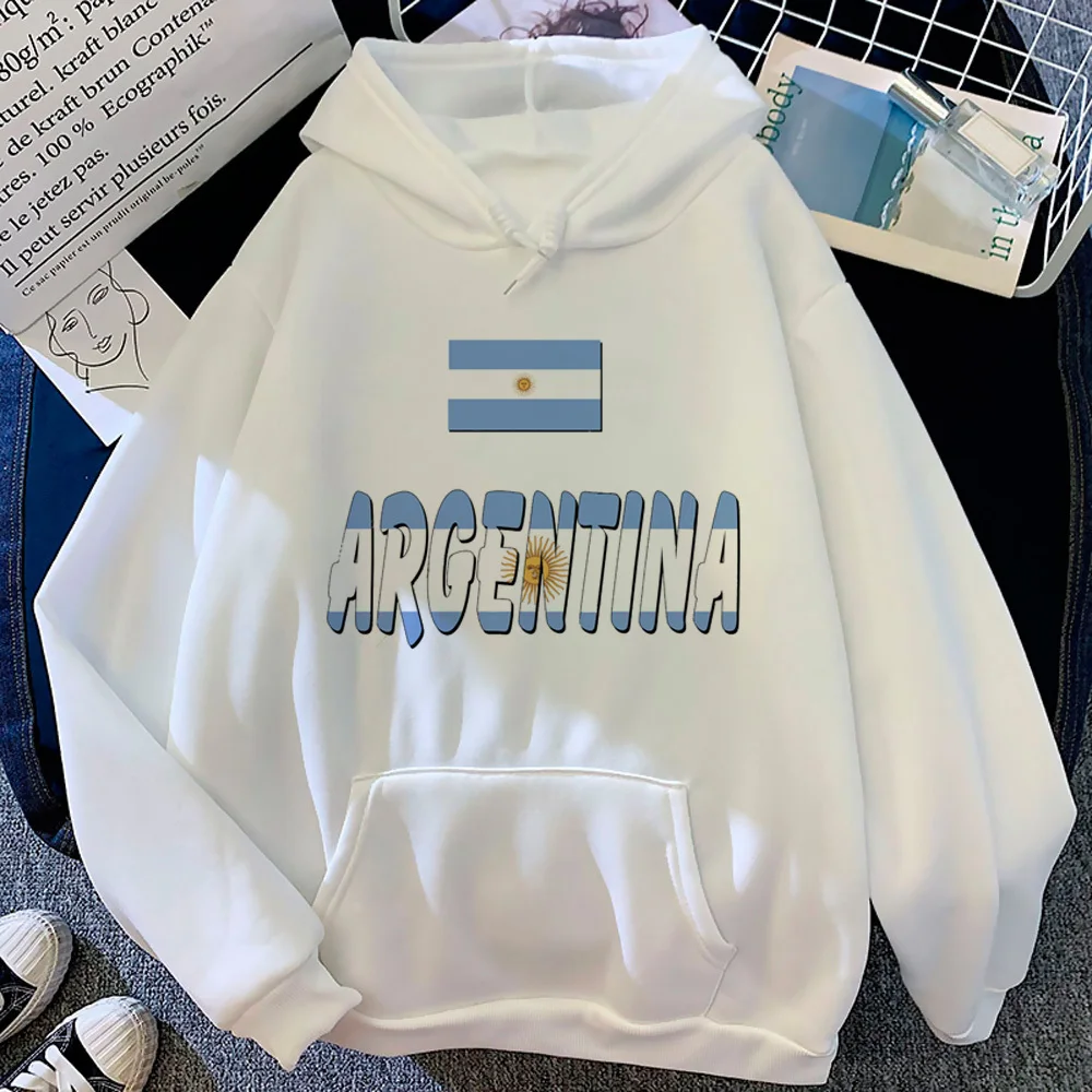 

Argentina hoodie comfortable trendy funny patterned casual wear comic teen pullover Y2K winter athleisure streetwear