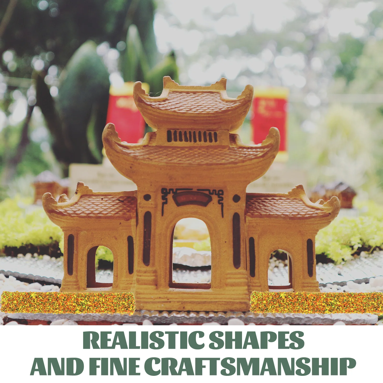 

15pcs Simulation Cluster Miniature Bush Strips For Sand Table Decor Plastic Field Bush Diy Landscape Static Plant