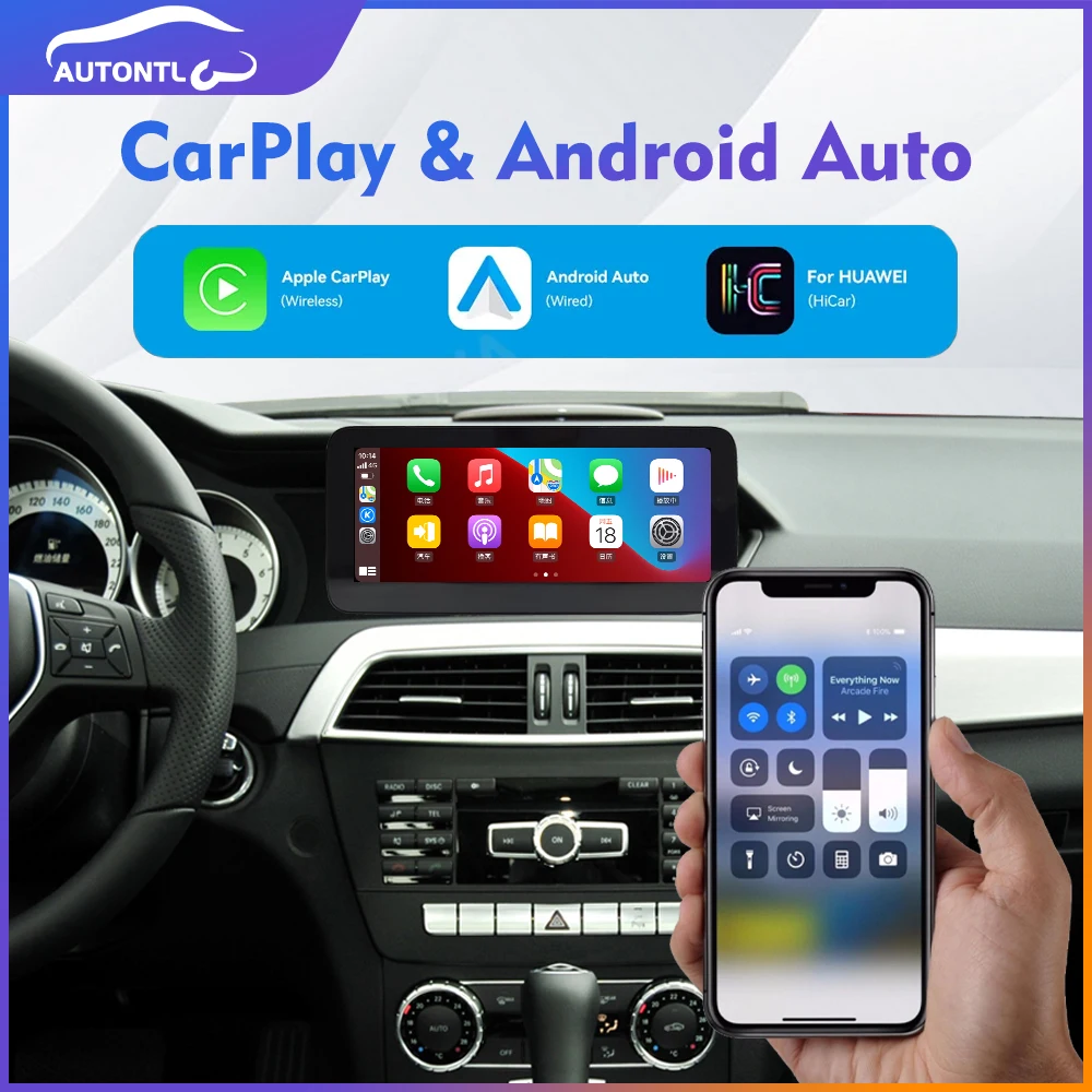 Multimedia Android Car Radio New Upgrade For Mercedes Benz C Class W204 2011 2014 Automotive Headunit Monitor Carplay Navigation