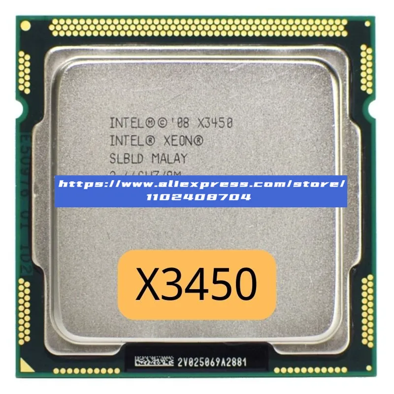 Intel Xeon X3450 SLBLD Quad Core 2.66GHz 8M 2.5GTs Socket LGA 1156 CPU Processor