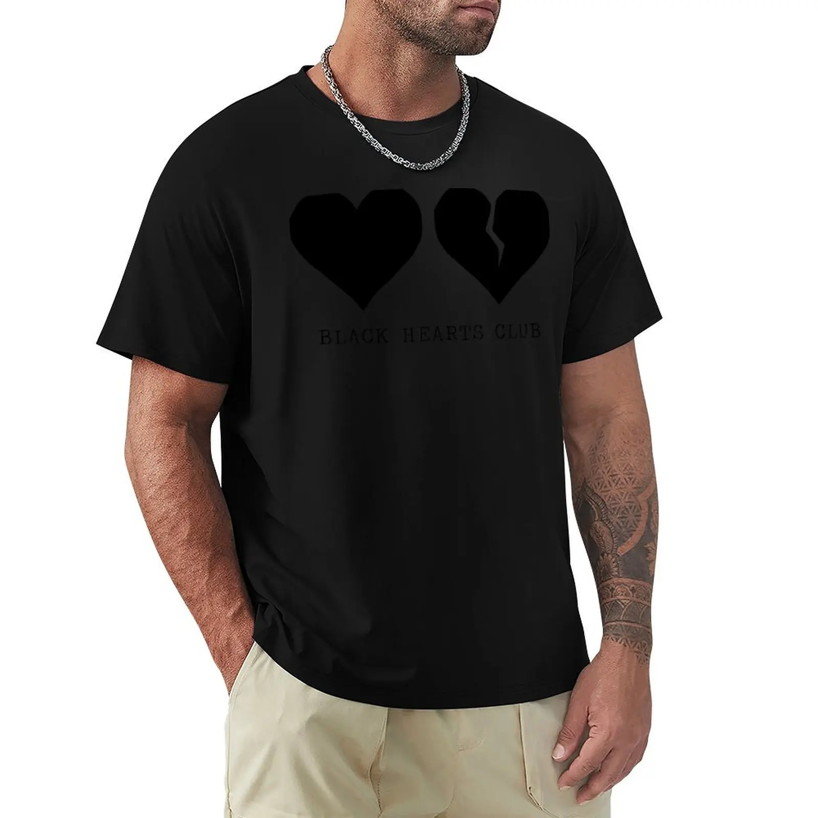 yungblud black hearts club T-Shirt man t shirt summer T-Shirt