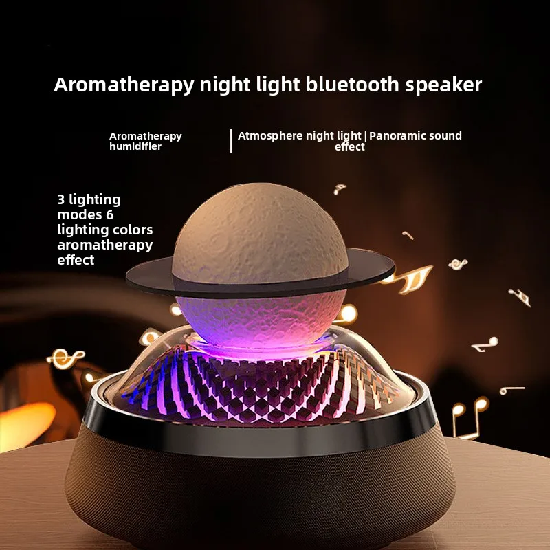 

Многофункциональная ароматерапевтическая Bluetooth-колонка с RGB-подсветкой, беспроводная Bluetooth-колонка для домашнего декора с функцией ароматерапии
