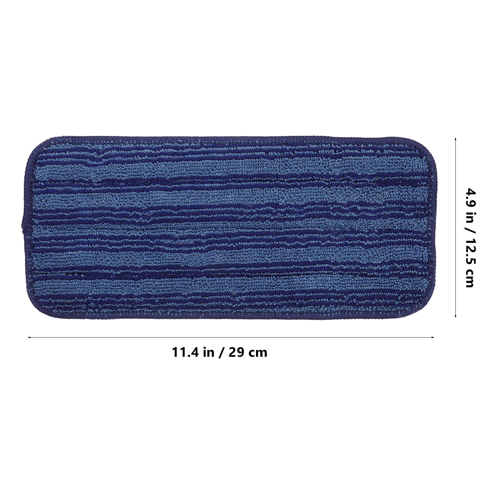 12 Inch Reusable Microfiber Mop Pads Compatible with Swiffer Wet Mop Replacement Heads for Hardwood Tile Laminate