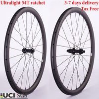 CSC Gravel bicycle Carbon Wheelset 54T Ratchet Center Lock Hub wheels 35/38/45/50mm deep for 700C Road bike Ultralight 1370g