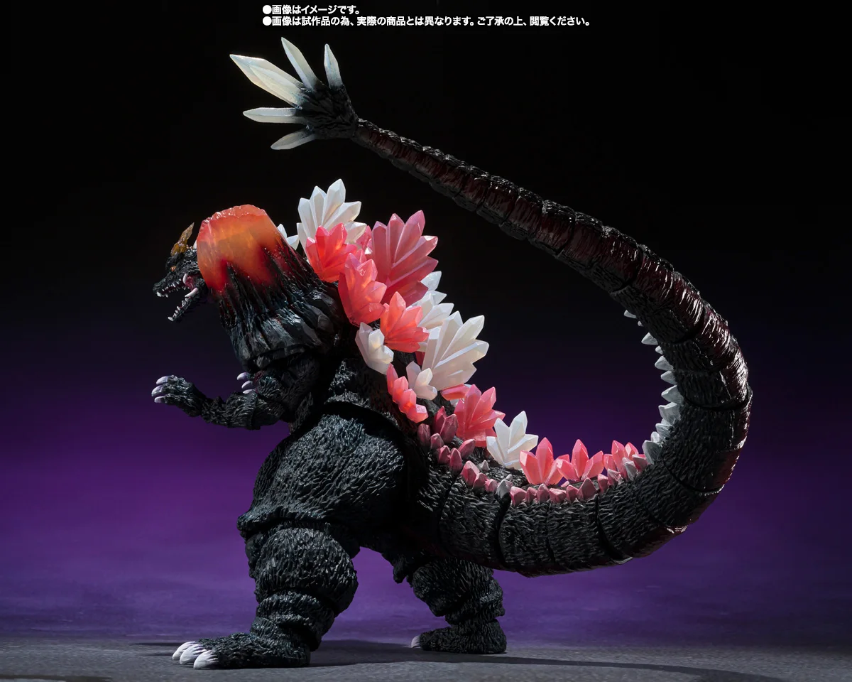 الأصلي بانداي S.H.MonsterArts SHM SpaceGodzilla Fukuoka حاسمة معركة Ver Godzilla في المخزون أنيمي الشكل محاصر اللعب نموذج