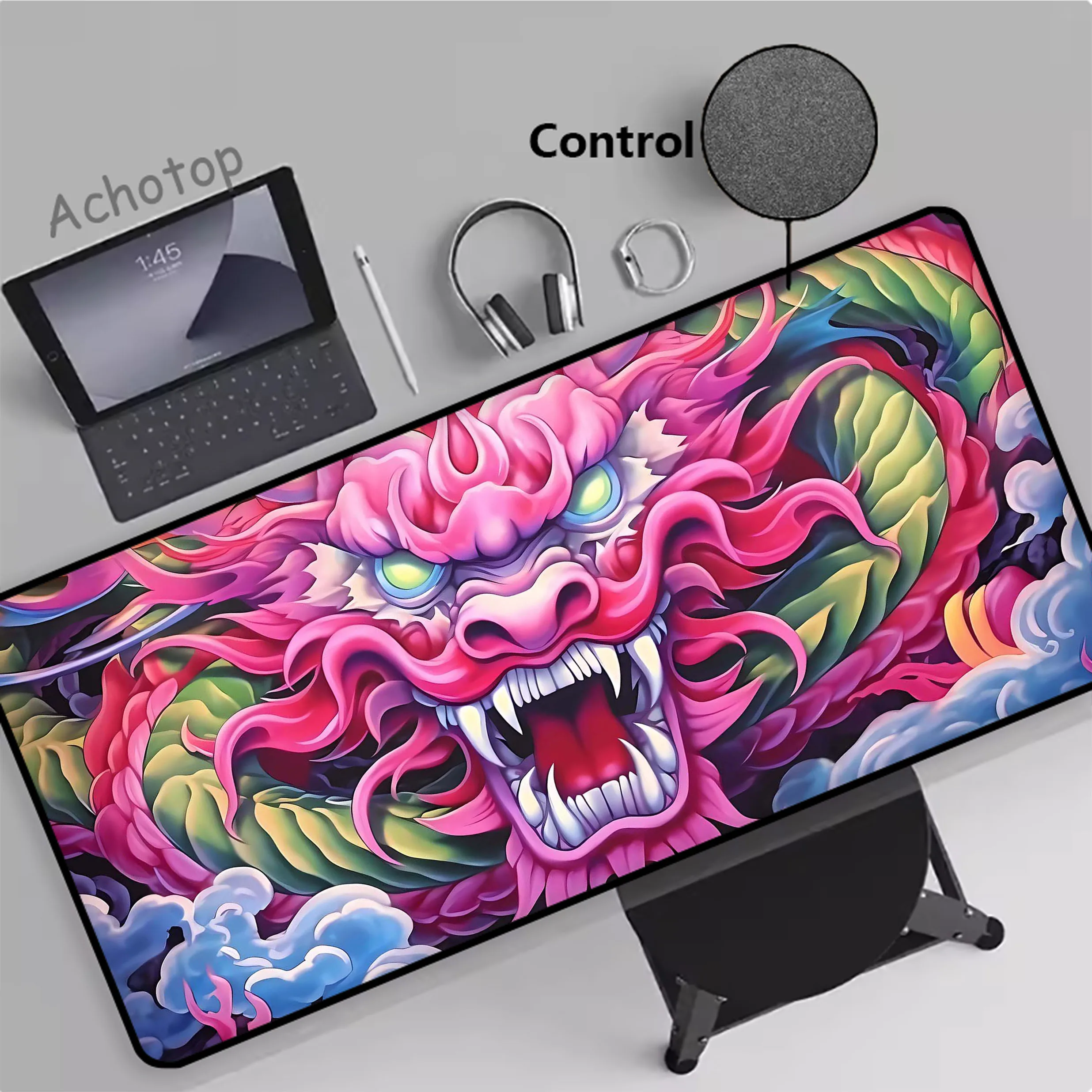 

Gaming Table Carpet Gamer Computer Desk Mat Rubber Mouse Mat 9040 Chinese Style Dragon Control Mouse Pad Game Mat Gamer Mousepad