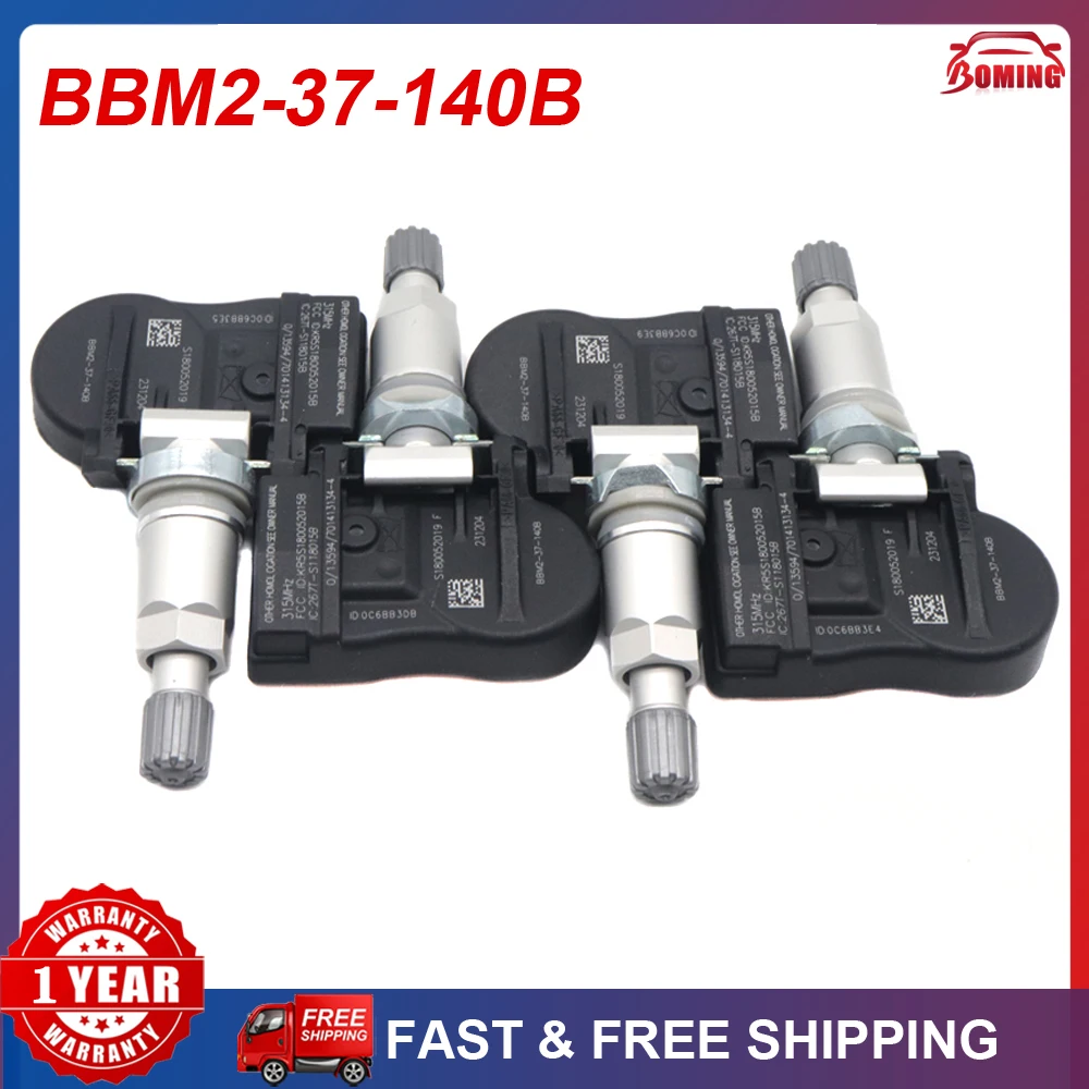 TPMS Tire Pressure Sensor 315MHz BBM2-37-140B For Mazda CX-3 CX-5 CX-7 CX-9 RX-8 MX-5 Mazda 2 3 5 6 Speed 3 Speed 6 MX-5 Miata