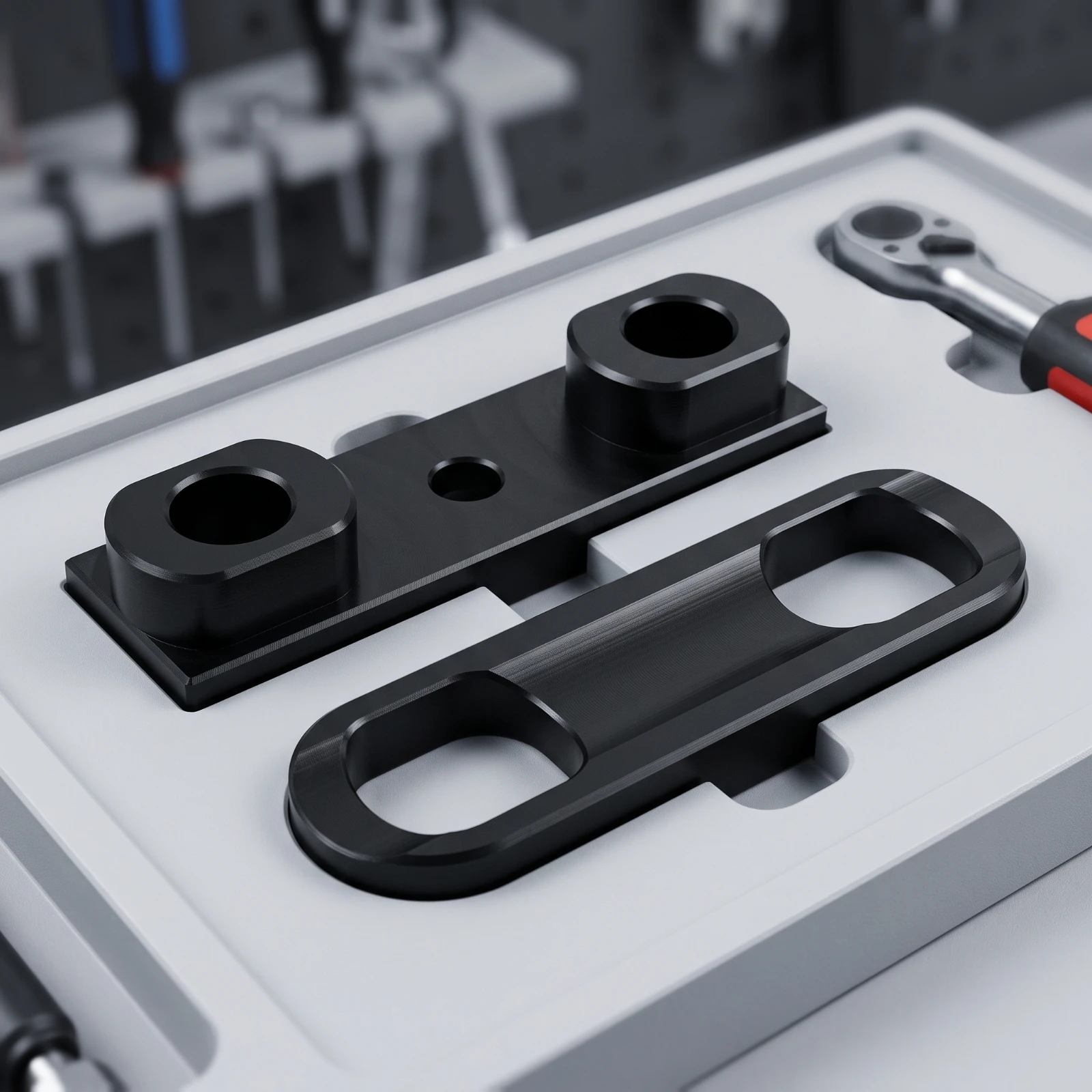 Steering Rack Slider Kit High Strength Rack Slider Car Part Long-Lasting Hardware Metal for Mechanics, Track Prep