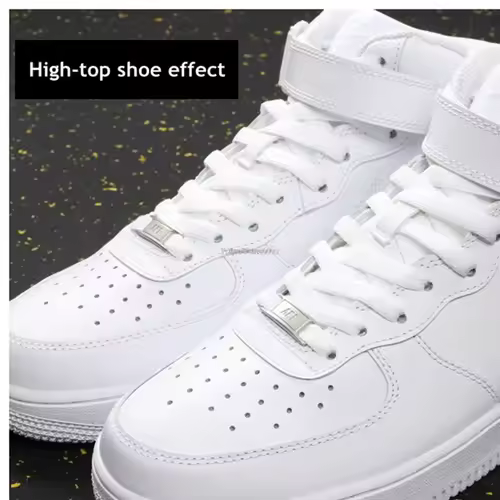 4Pcs AF1 Shoelaces Black White Flat laces and Shoe Decoration Suit Sneaker Shoelace Air Force one Shoes Accessories - Image 6