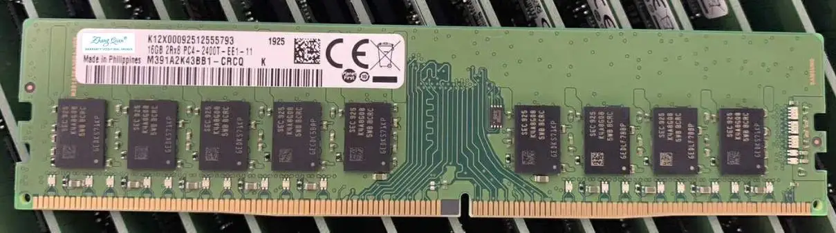 

Для M391A2K43BB1-CRC 16G 2400 UDIMM DDR4 ECC