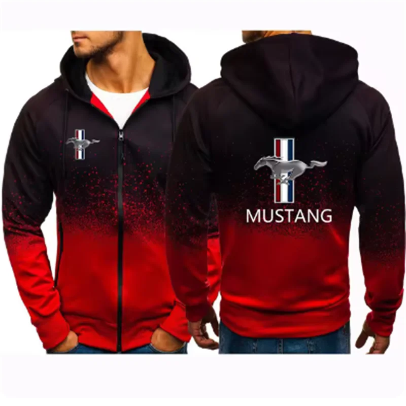 Neue Herren Kapuze Reiß verschluss Sportswear modische Krawatte Dye Mode Herbst lässig Kapuze Sweatshirt lang ärmel ige Herren bekleidung