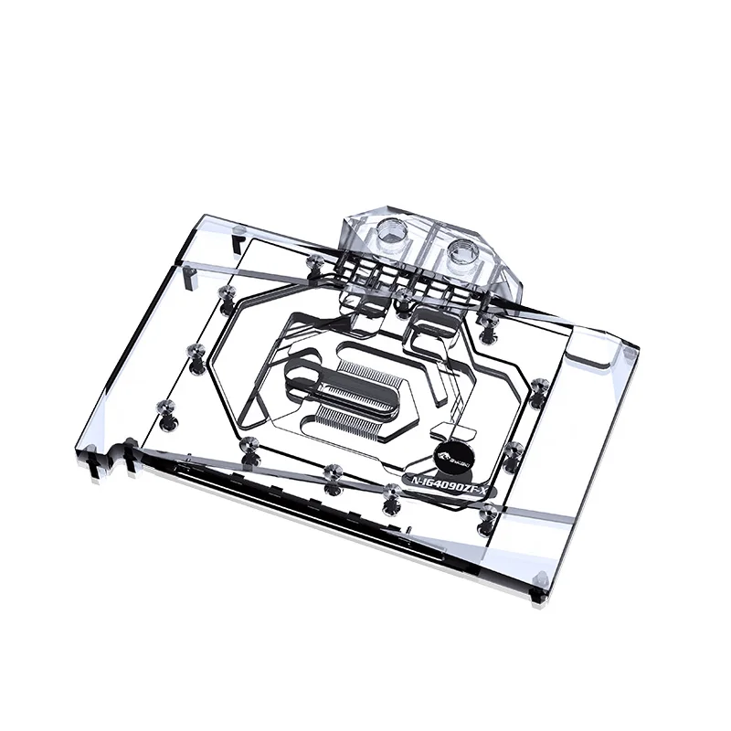 Bykski Water Cooler For Colorful iGame Battle Axe GeForce RTX4090 VGA Card Block,Full Cover,N-IG4090ZF-X - view 3