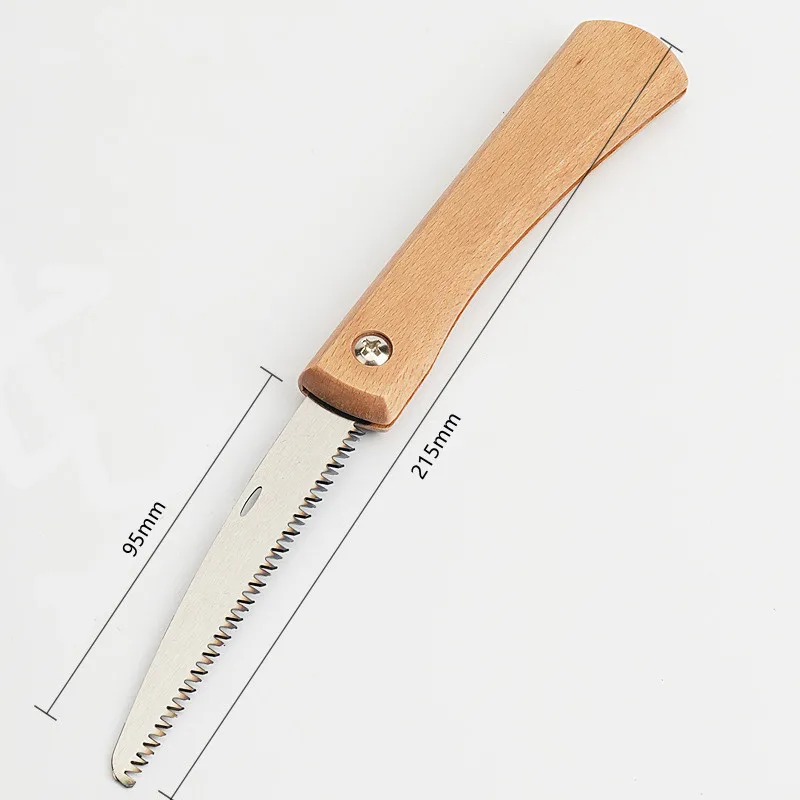 منشار يدوي صغير قابل للطي مقبض خشبي غير قابل للانزلاق منشار قابل للطي منشار قطع فلوش لأداة قطع النجارة البلاستيكية اليدوية