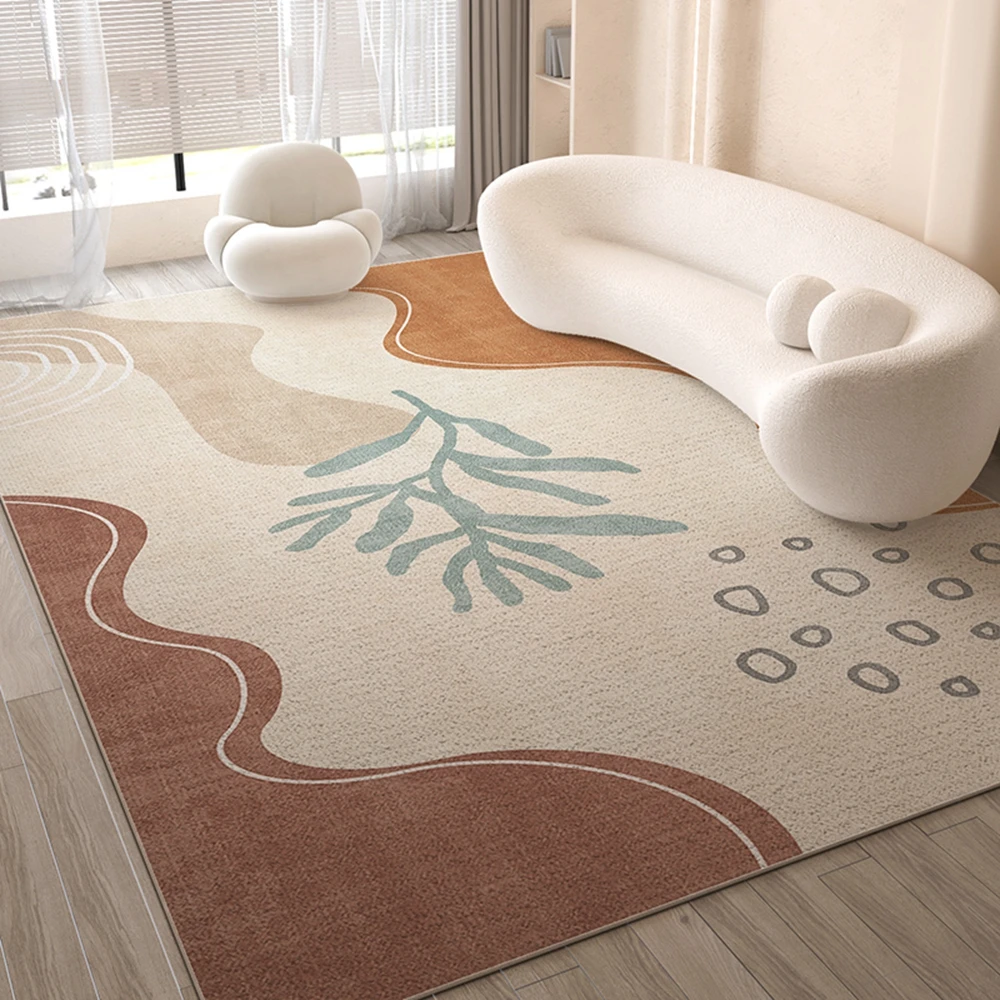 

VIKAMA Simple Area Rug For Living Room Luxury High-End Sofa Coffee Table Blanket Trendy Home Bedroom Floor Mat Home Decoration