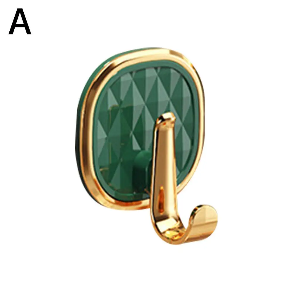 Modern Wall Hook Bathroom Self-adhesive Towel Hook No Punching Wall Mounted Towel Hanger Door Back Hook for Coat Key Home Decor