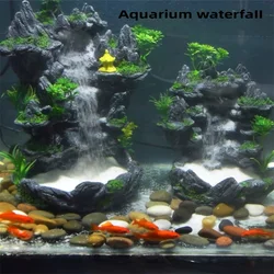 Aquarium Quicksand Waterfall DIY Simulation Rockery Package Fish Tank Landscaping