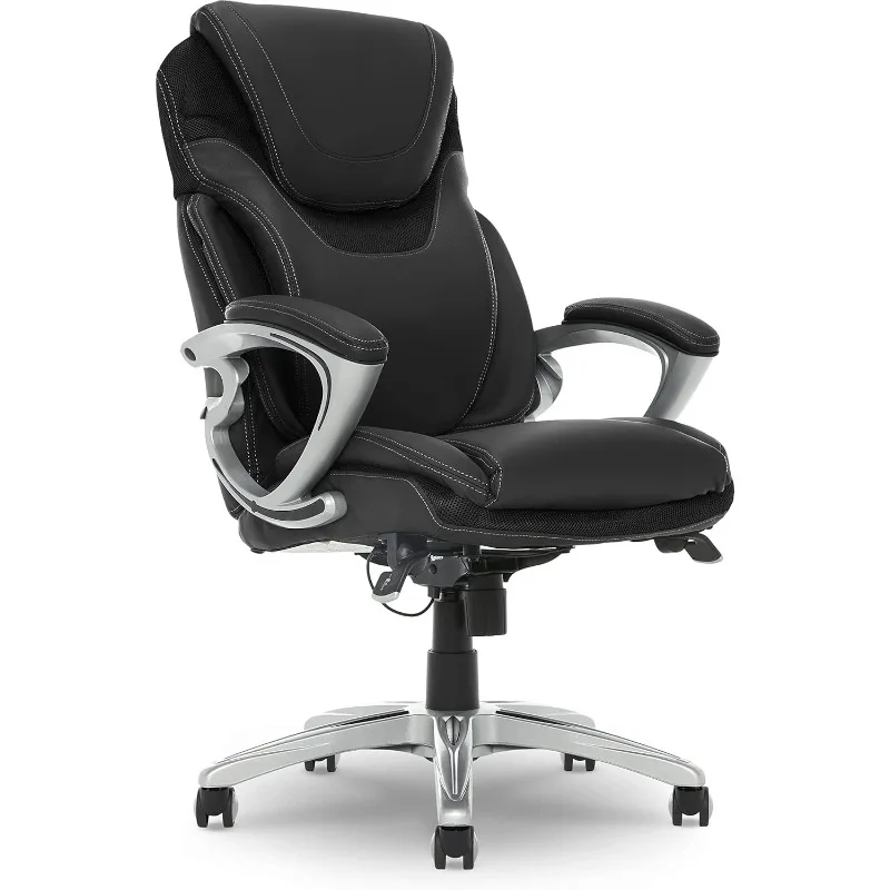 

Office Chair, Ergonomic Computer DeskChair with Patented AIR Lumbar Technology, Comfortable Layered Body Pillows for Cushioning