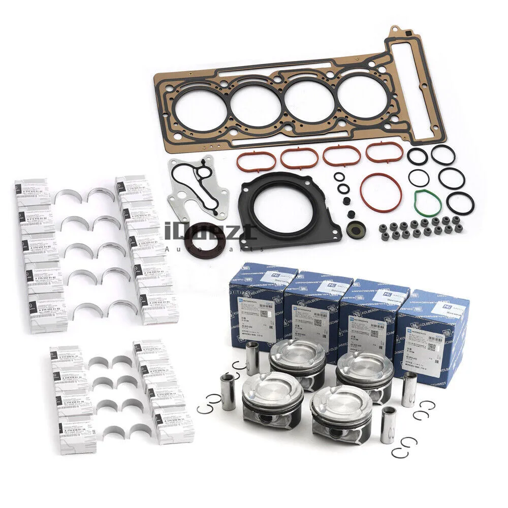 

Engine Overhaul Pistons Gasket Kit for Mercedes-Benz A180 CLA200 W176 M270 1.6T 1595CC