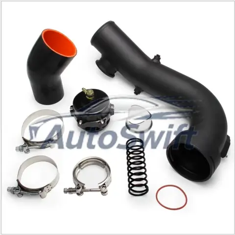 50MM BOV Air Intake Turbo Charge Hard Pipe Kit For BMW N54 E88 E90 E92 135I 335I