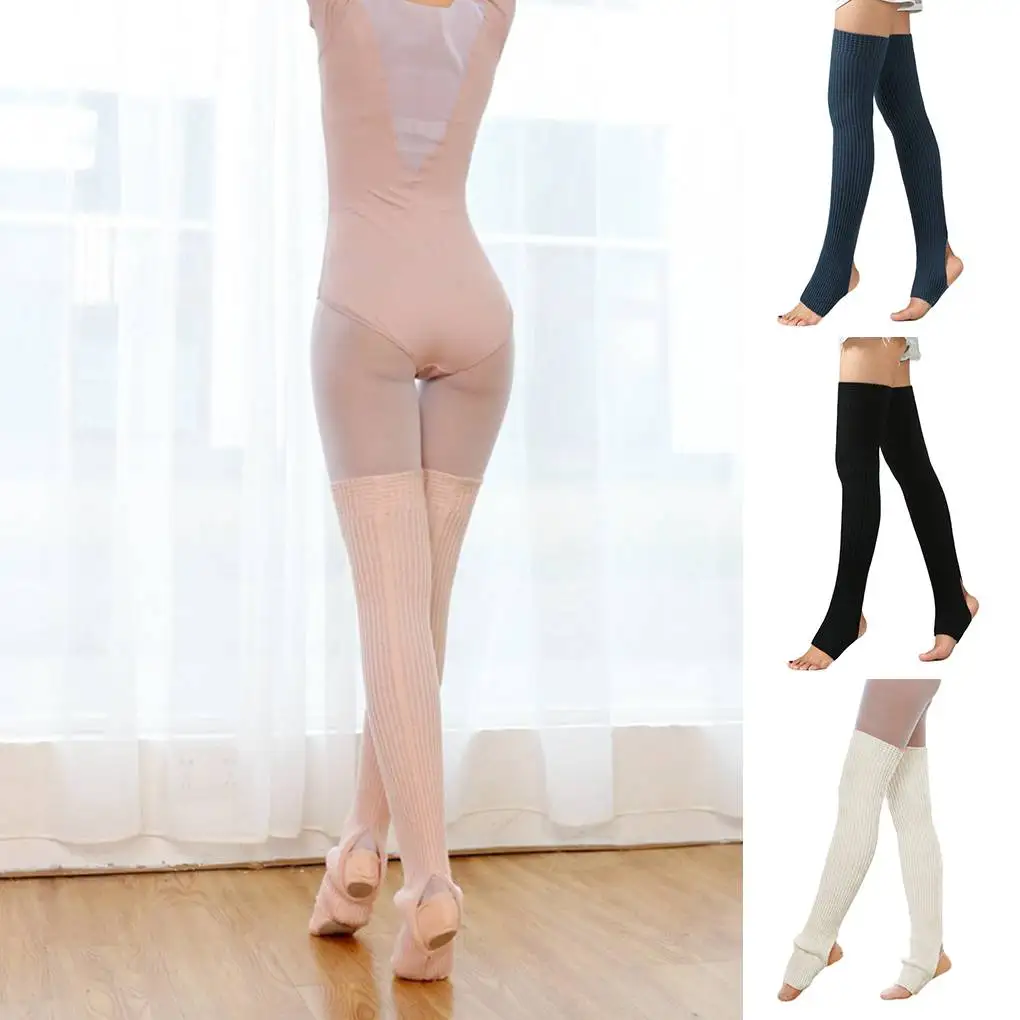 Leg Warmers Socks Fashionable Long Footless Sock Thicken Winter Dance Leg Stocking Breathable Yoga Ballet Stockings