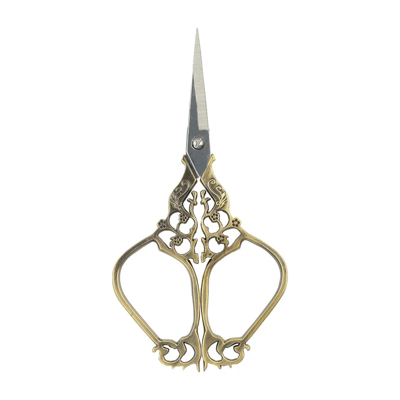 Antique Small Embroidery Scissors Retro Cross Stitch Vintage Scissor For DIY Sewing Thread Cutting Fabric Needlework - view 5
