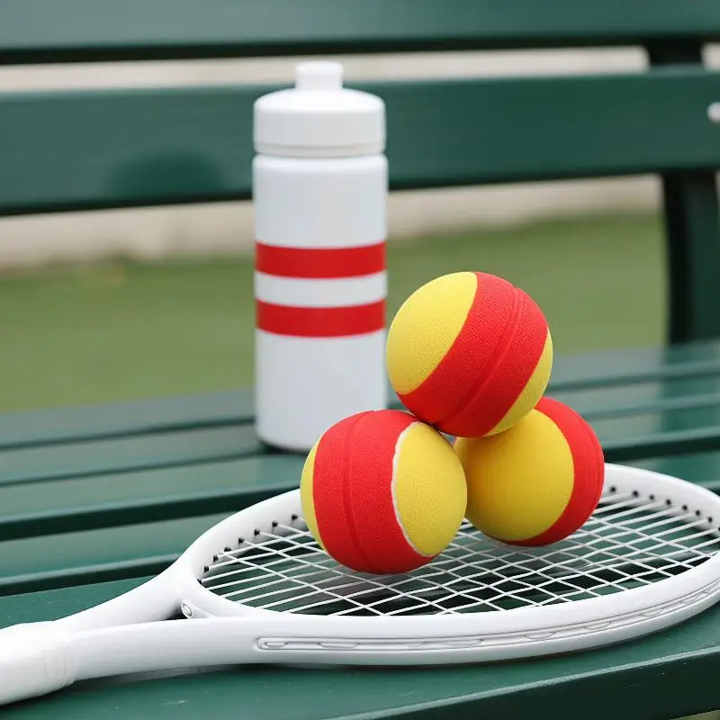 New Pickleball Training Foam Balls 1/3/5Pcs Quiet Low-Impact Sponge Goods for Family Racket Sport Gatherings view 5