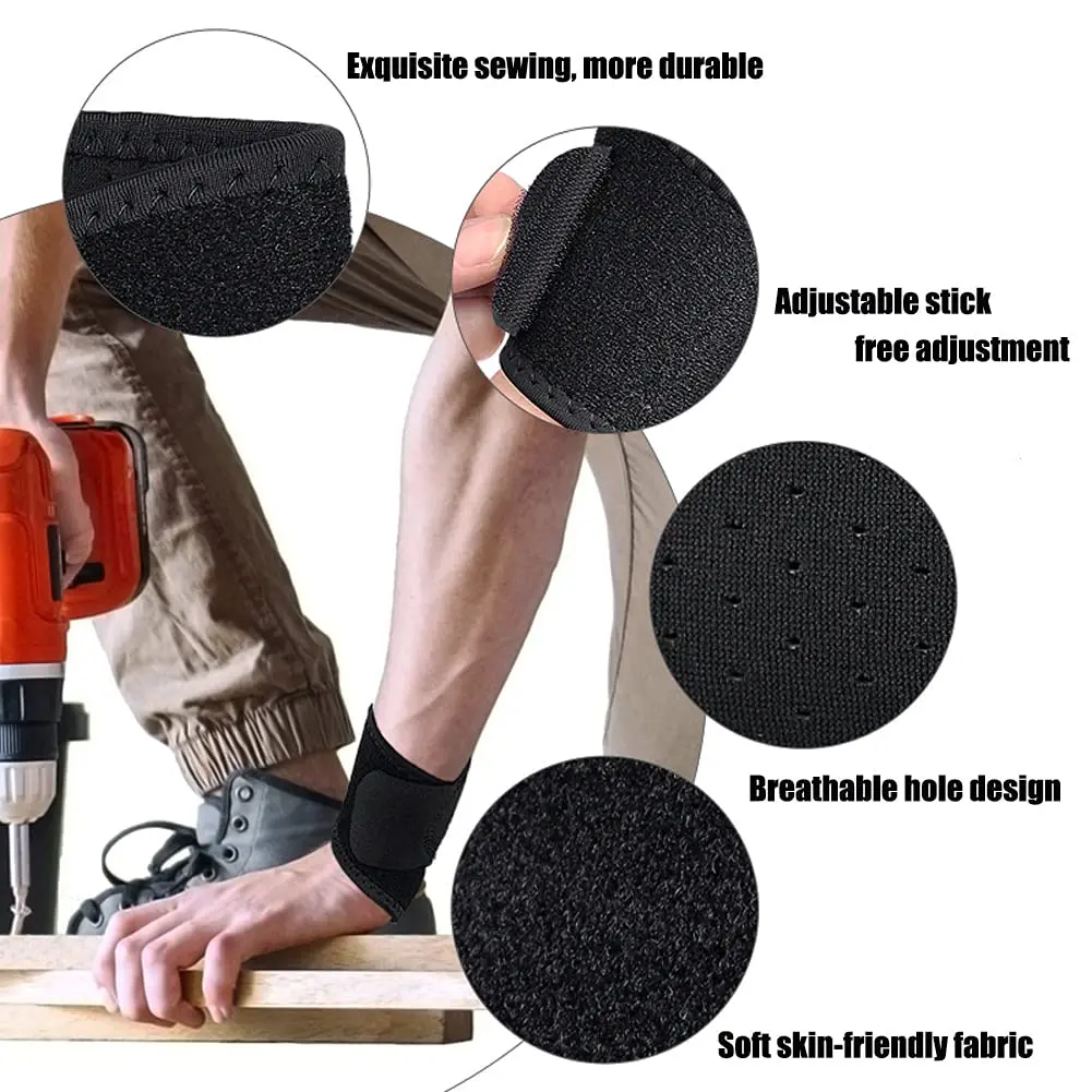 Adjustable Wrist Straps for Men And Women - Perfect for Work, Fitness, And Weightlifting - Providing Support And Compression for