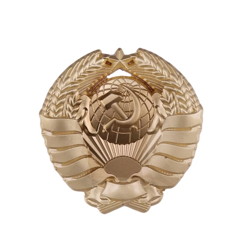 1pc Soviet Sickle & Hammer Brooch Badge - Vintage Communist Emblem, Soviet Collectible Historical Memorabilia
