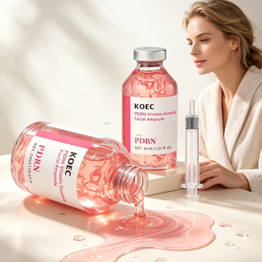 Salmon PDRN Vitamin DNA Ampoule Skin Booster Serum Deep Repair Skin Barrier Serum Anti-Wrinkle Firming Brightening Skincare