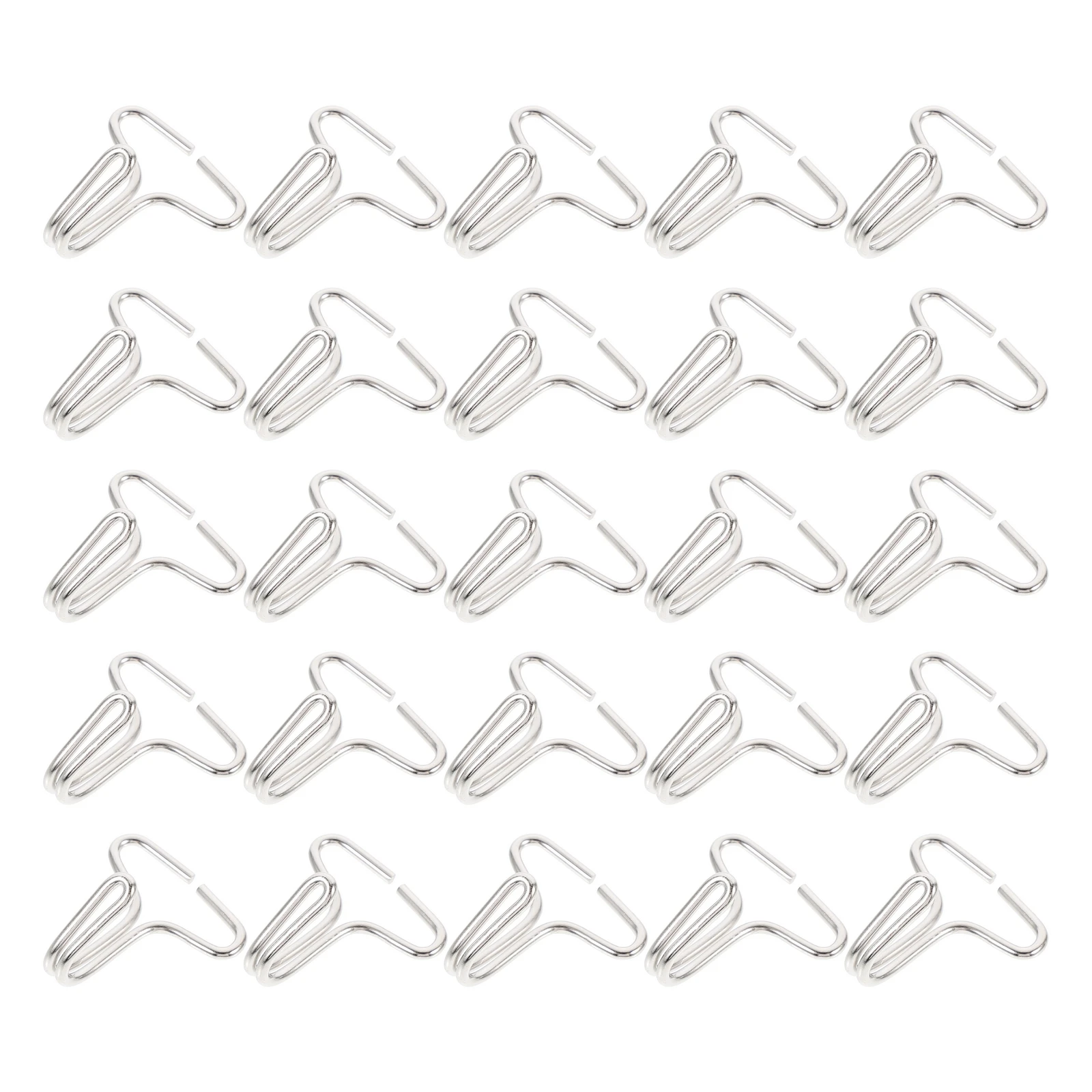 

100pcs Car Seat Cushion Hook Iron Hangers 25mm Wide Belt Fixing Auto Pad Accessories Vehicle Hooks Durability Professional