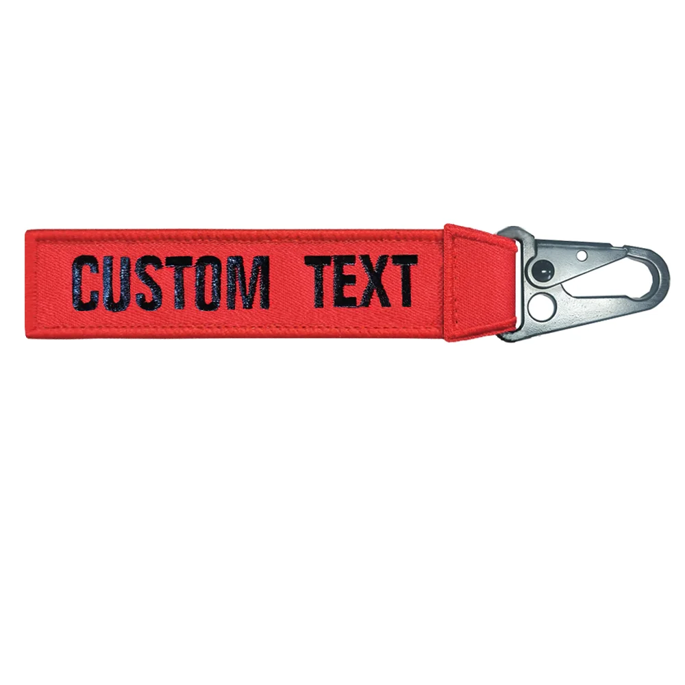 Customized Luggage Tag, Personalized Keychain, Name Patch, Embroidery Accessories for Suitcase and Bag, Luxury Eagle Beak Buckle