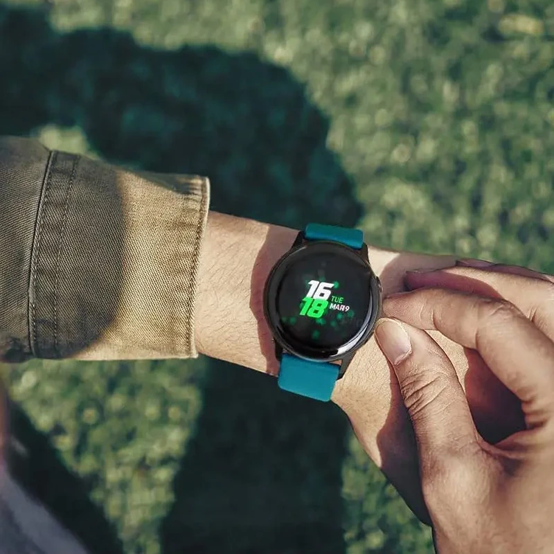 Cinturino universale in morbido silicone da 22 mm per Huami Amazfit Bip 5 / Bip5 Unity per Xiaomi Redmi Watch 5 Active 5 Lite