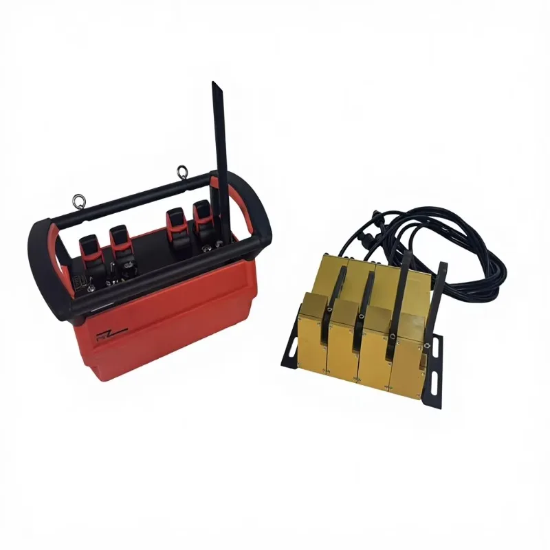 4-section Remote Wireless Proportional Hydraulic Valve Kit For Truck Cranes.