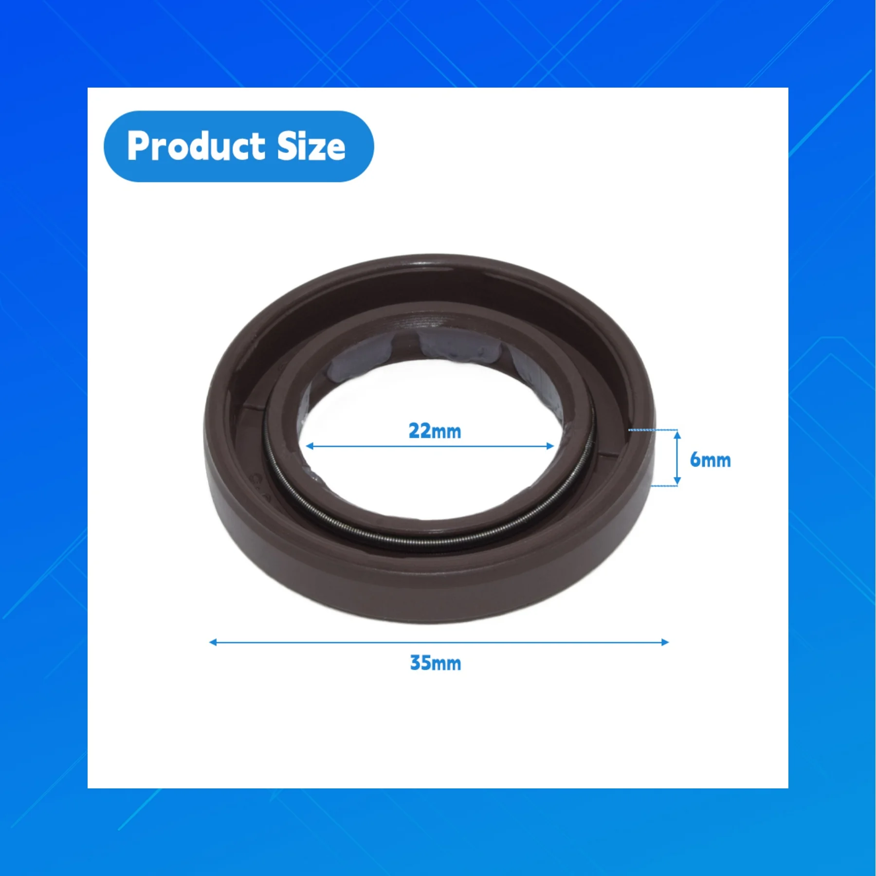 

High-quality fluororubber high-pressure Oil seal, BABSL Style, 22x35x6mm 22*35*6mm size, Hydraulic pump oil seal