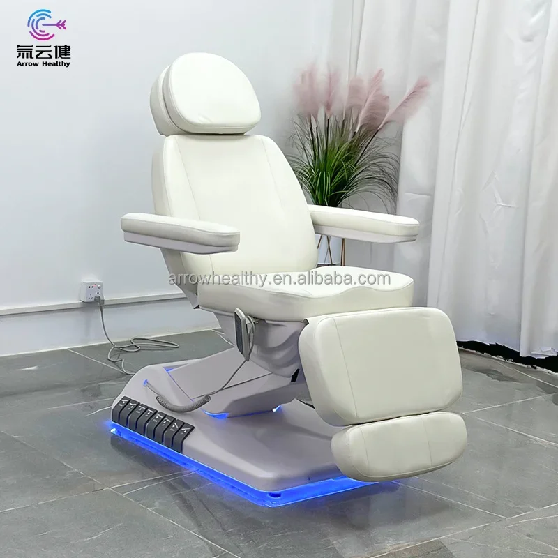 Pedicure Chair,3 4 Motors Electric Facial Beauty Salon Bed Medical Spa Massage Treatment Table Podiatry Chair Aesthetic Tattoo