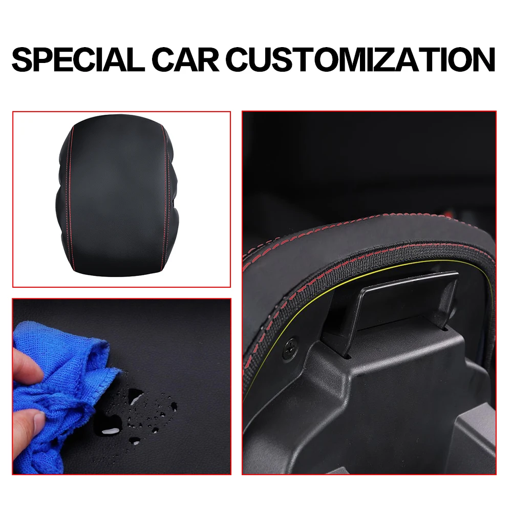 1PCS Car Armrests Box Cover Center Console Decoration Interior Auto Accessories For Mazda CX-30 CX30 CX 30 2020 2021 2022