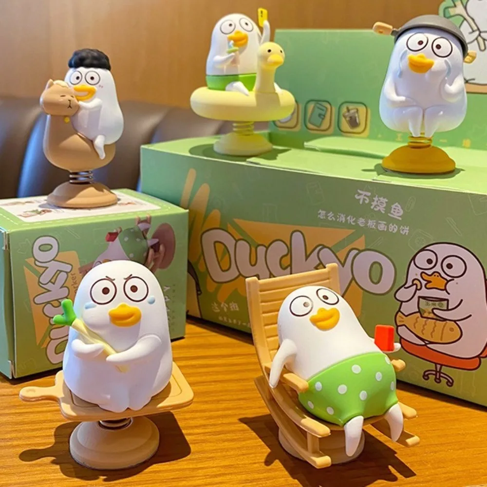 

Funny Little Liu Duck Shaking Car Ornaments Collection Statue Little Liu Duck Car Decoration Cute Cartoon Car Bobblehead Figure