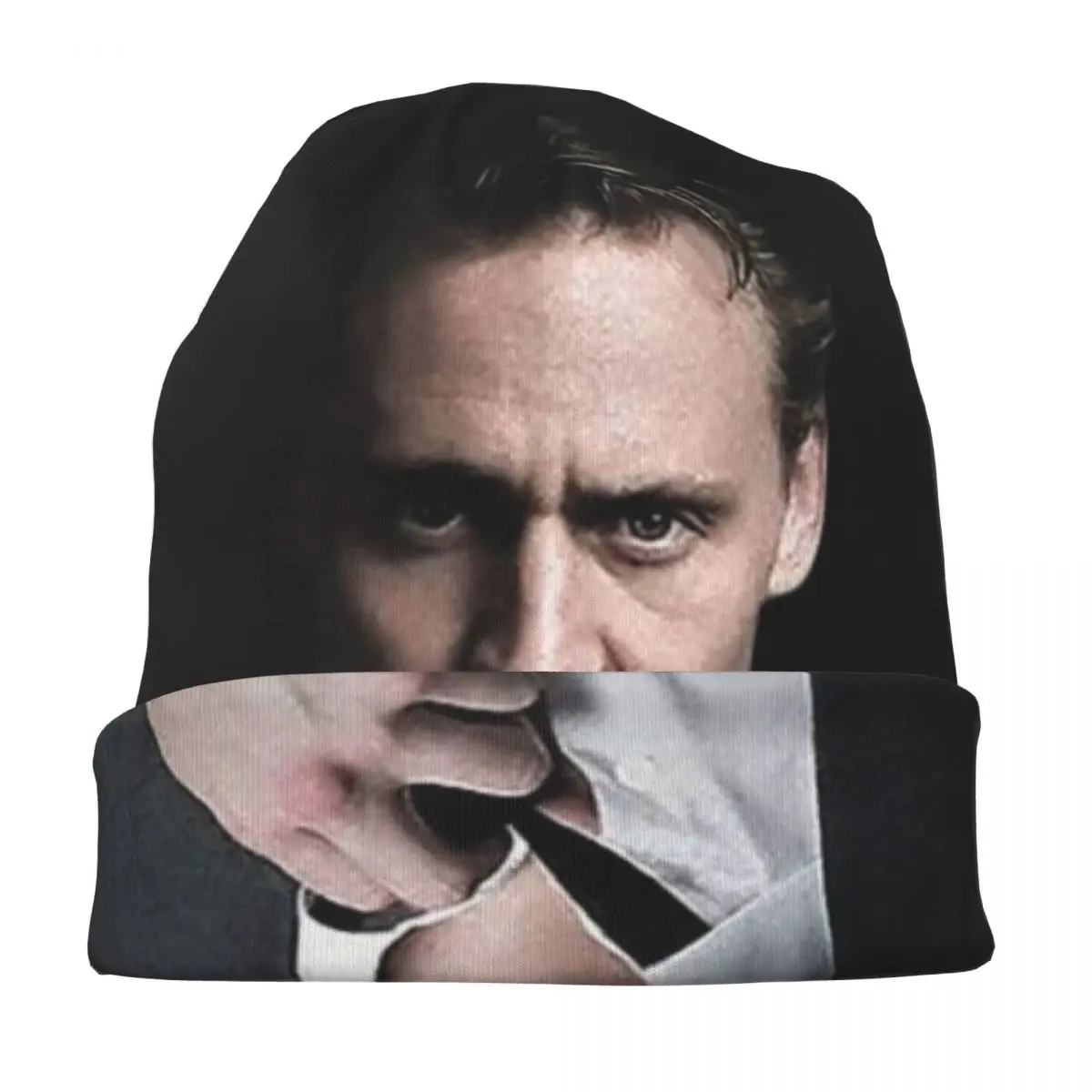 Tom Hiddleston In Suit Actor Cap Goth Autumn Winter Outdoor Skullies Beanies Hats Summer Warm Head Wrap Bonnet Knitting Hats