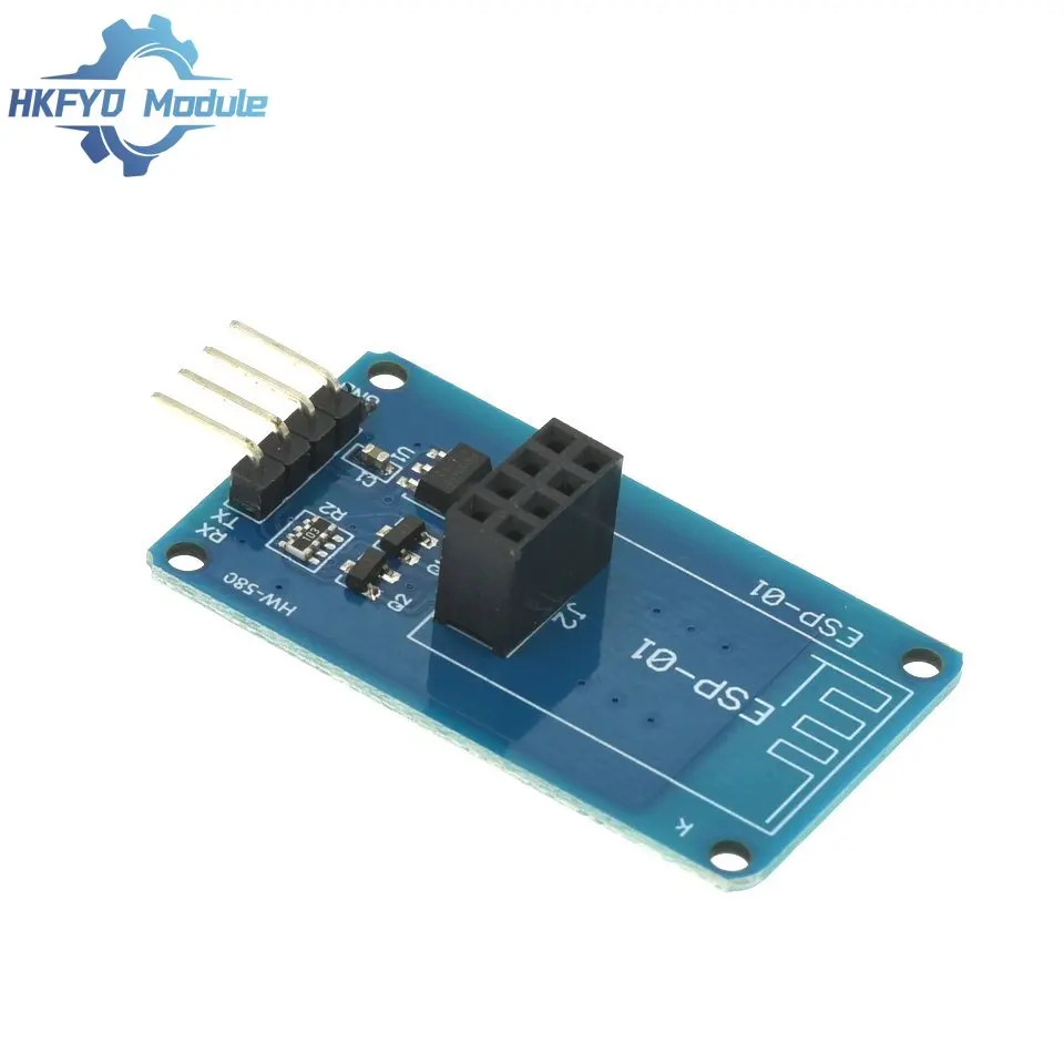 ESP8266 ESP-01 Serial WiFi Wireless Adapter Module 3.3V 5V Esp01 Breakout PCB Adapters Compatible For Arduino