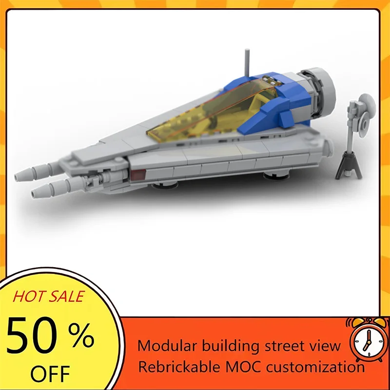 

Набор из 229 деталей: Популярная модель космического корабля из фильма «Звездные войны», конструктор MOC, модульные технологичные блоки, подарок на праздник, игрушка для сборки, детский набор