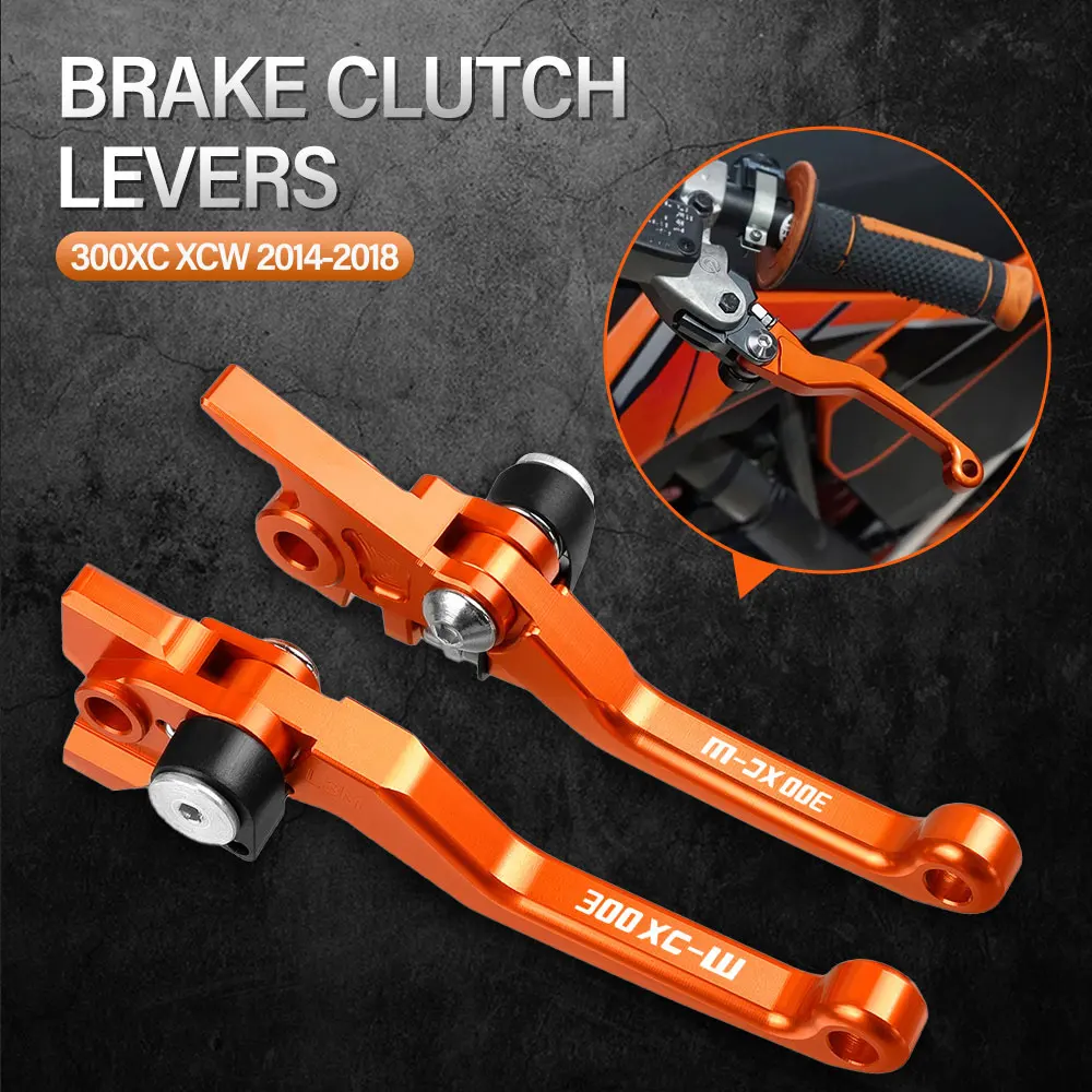 

For 300XC 300 XC 2014 2015 2016 2017 2018 2019 2020 2021 2022 Motocross Foldable Dirt Bike CNC Brake Clutch Levers Handle Lever