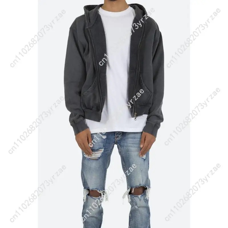 

Retro Wash Hoodie Super Soft Sweatshirt Mens Zip Up Hoodie Fashion Comfortable Breathable Couples Vintage tops