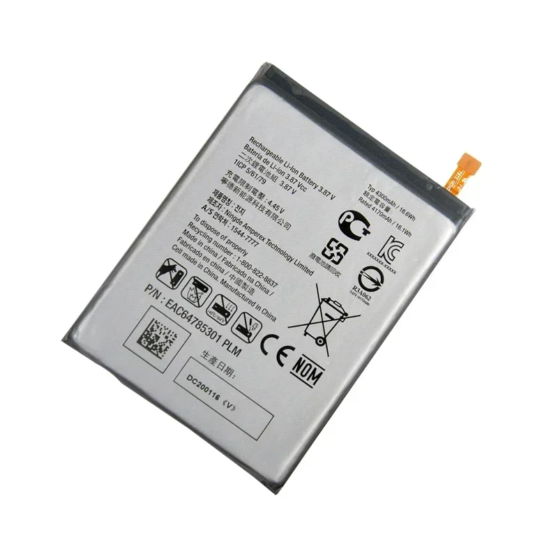 Original BL-T47 4300mAh Battery For LG Velvet LMG900TM Velvet 5G  BL T47 G9  Mobile phone Batteries+Tools