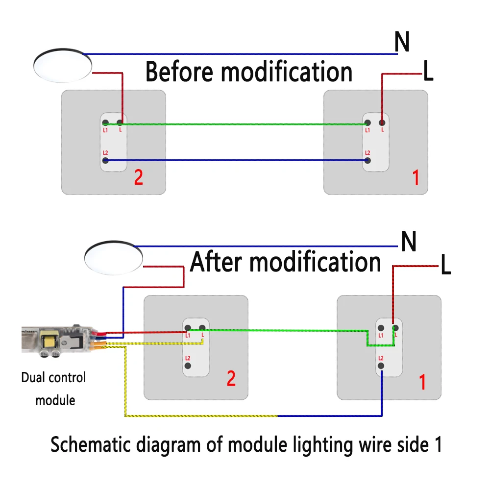 Inteligente WiFi Módulo Interruptor de Relé, Controle Remoto Luz sem fio, Protocolo Mesh para Smart Home Automation, 220V