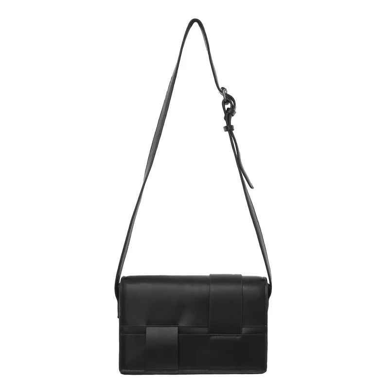 Męska torba Crossbody nowa PU skórzany styl mała kwadratowa modna torba na ramię modna prosta moda Unisex Trend dopasowany