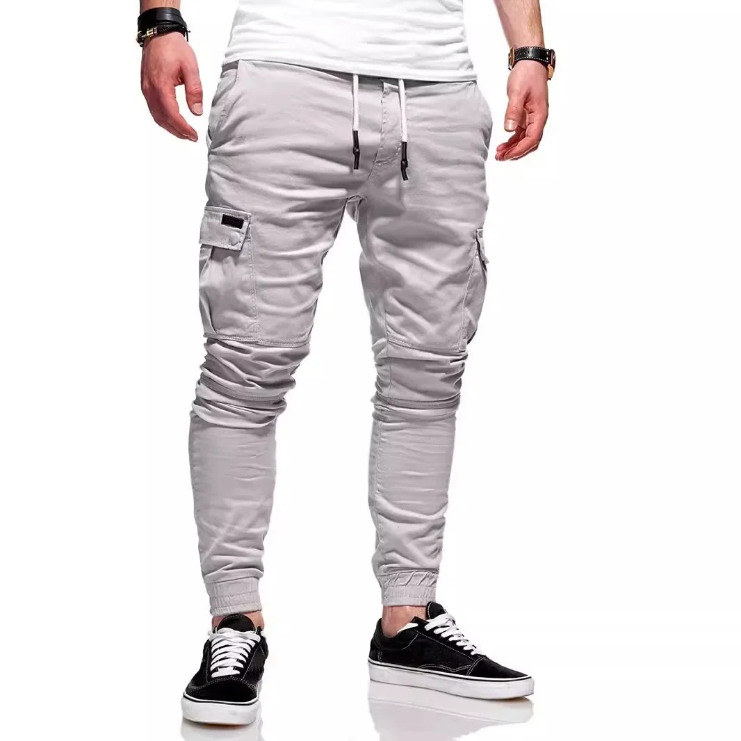 Trendy Men's New Outdoor Sports Elastic Pants Men's Windproof Pants Men's Casual Loose Sports Pants