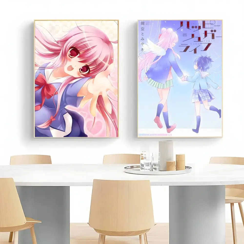 Twisted Manga H-Happy Sugar Life Poster Wall Art Print Decorative Mural Home Decor Gift Unframed